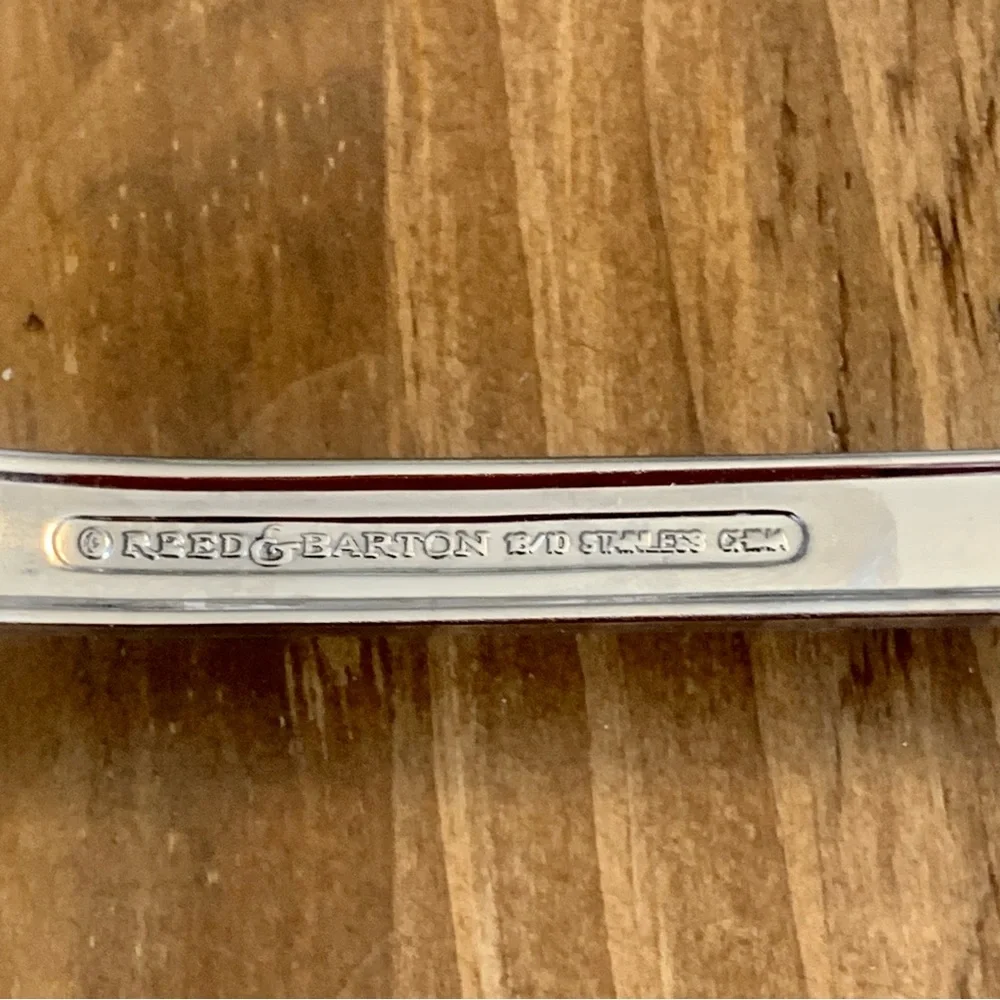 Reed & Barton Arlington Newton Serving Meat Fork 18/10 Stainless Steel Glossy